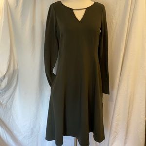 Worth flare knit dress